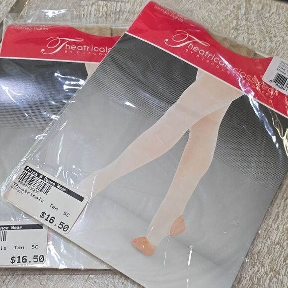 Theatricals Classwear Kids Dance Stirrup Tights - Picture 5 of 10